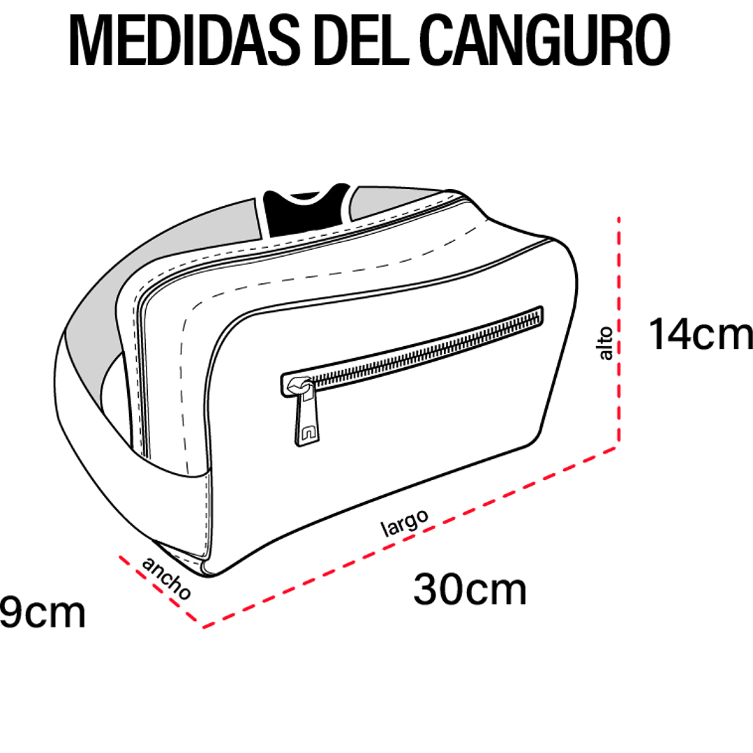 Canguro Fila Tempo Hombre-Azul 4