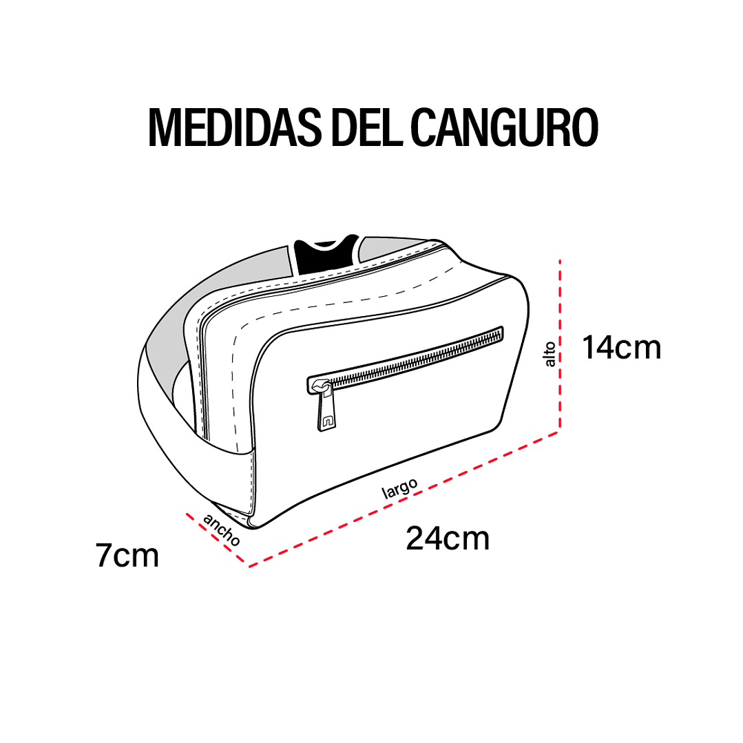 Canguro Fila Scope Hombre-Azul 4