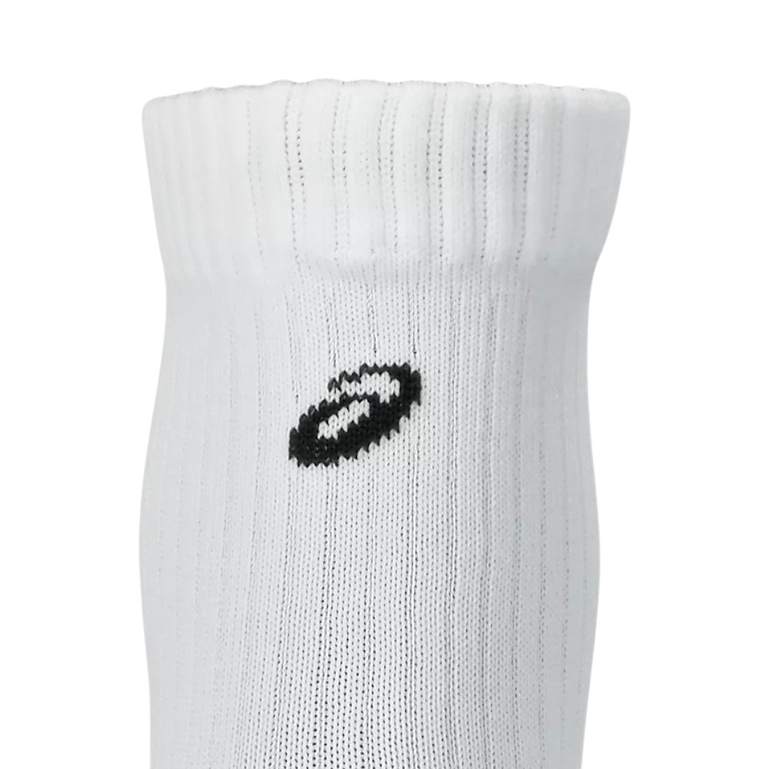 Medias Asics Practice Quarter 3P Unisex-Blanco 3