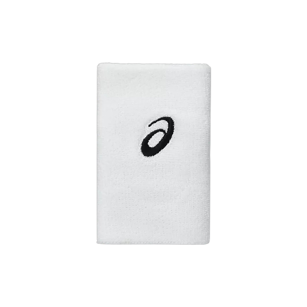 Muñequera Asics Wrist Band Long Unisex-Blanco 1