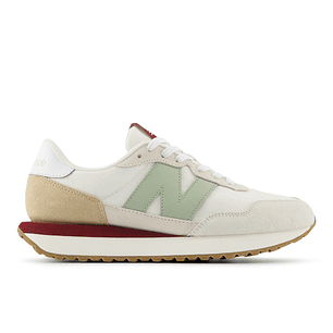 Tenis New Balance 237 Mujer-Beige/Verde