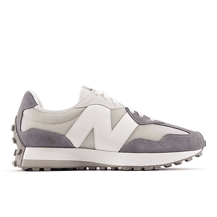 Tenis New Balance 327 Hombre-Blanco/Gris