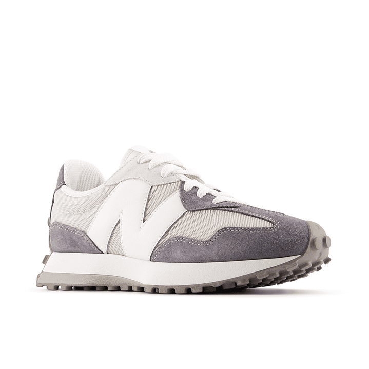 Tenis New Balance 327 Hombre-Blanco/Gris 4
