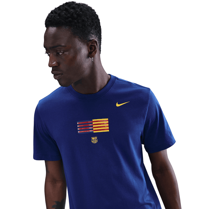Camiseta Fcb M Nk Flag Tee Hombre-Azul 3