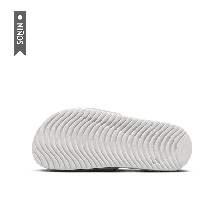 Chancletas Nike Kawa Slide Bgp Niños-Verde 4