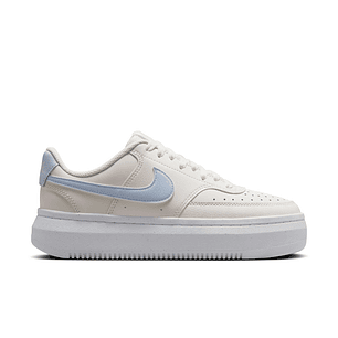 Tenis Nike W Court Vision Alta Ltr Mujer-Beige/Azul