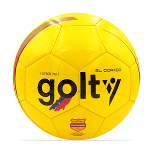 Balon Golty Futbol No Profesional Dorado-Amarillo