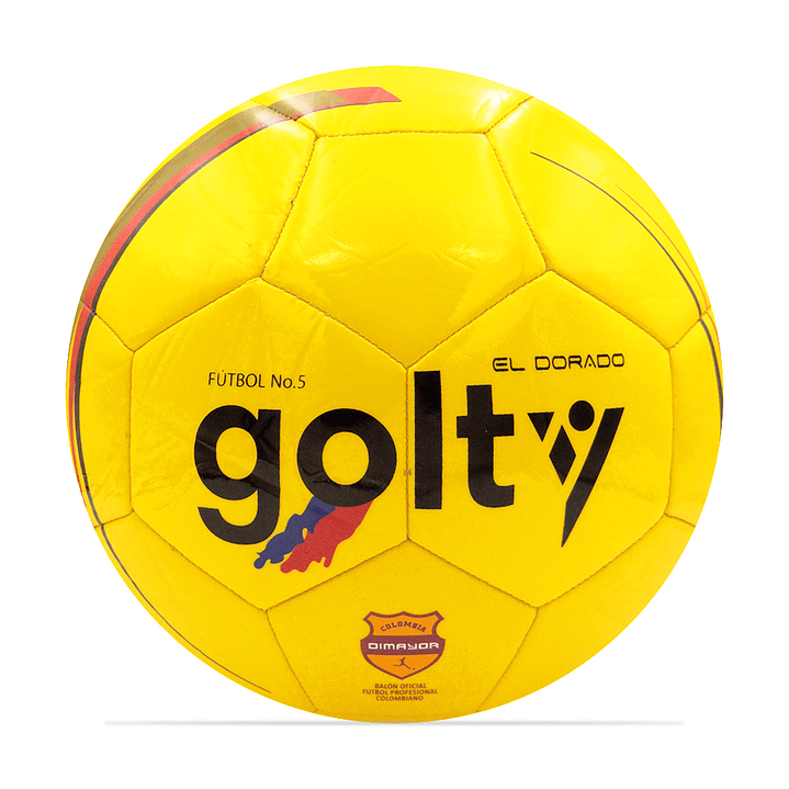 Balon Golty Futbol No Profesional Dorado-Amarillo 1