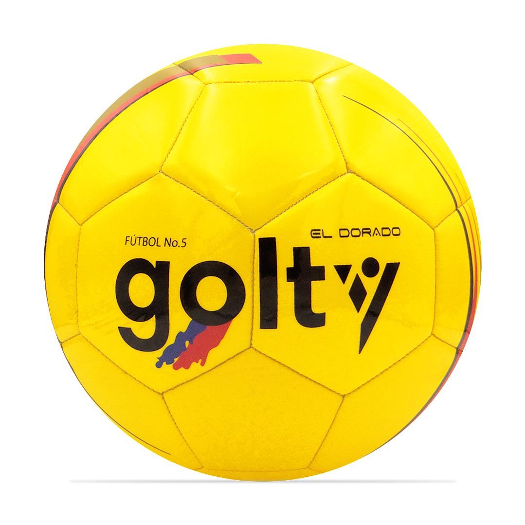 Balon Golty Futbol No Profesional Dorado-Amarillo 2