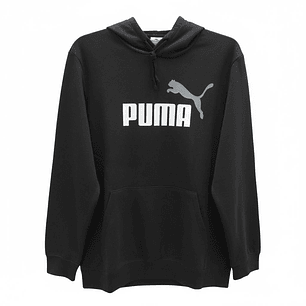 Hoodie Puma Ess 2 No. 1 Hombre-Negro