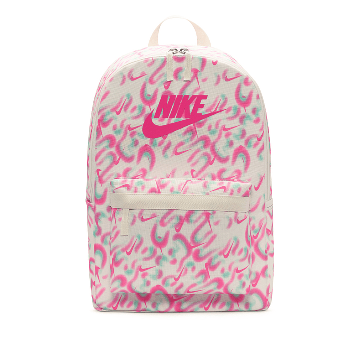 Morral Nike Heritge Bkpkairbrush-Beige/Fucsia 1