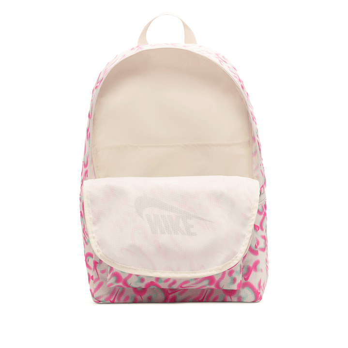 Morral Nike Heritge Bkpkairbrush-Beige/Fucsia 4