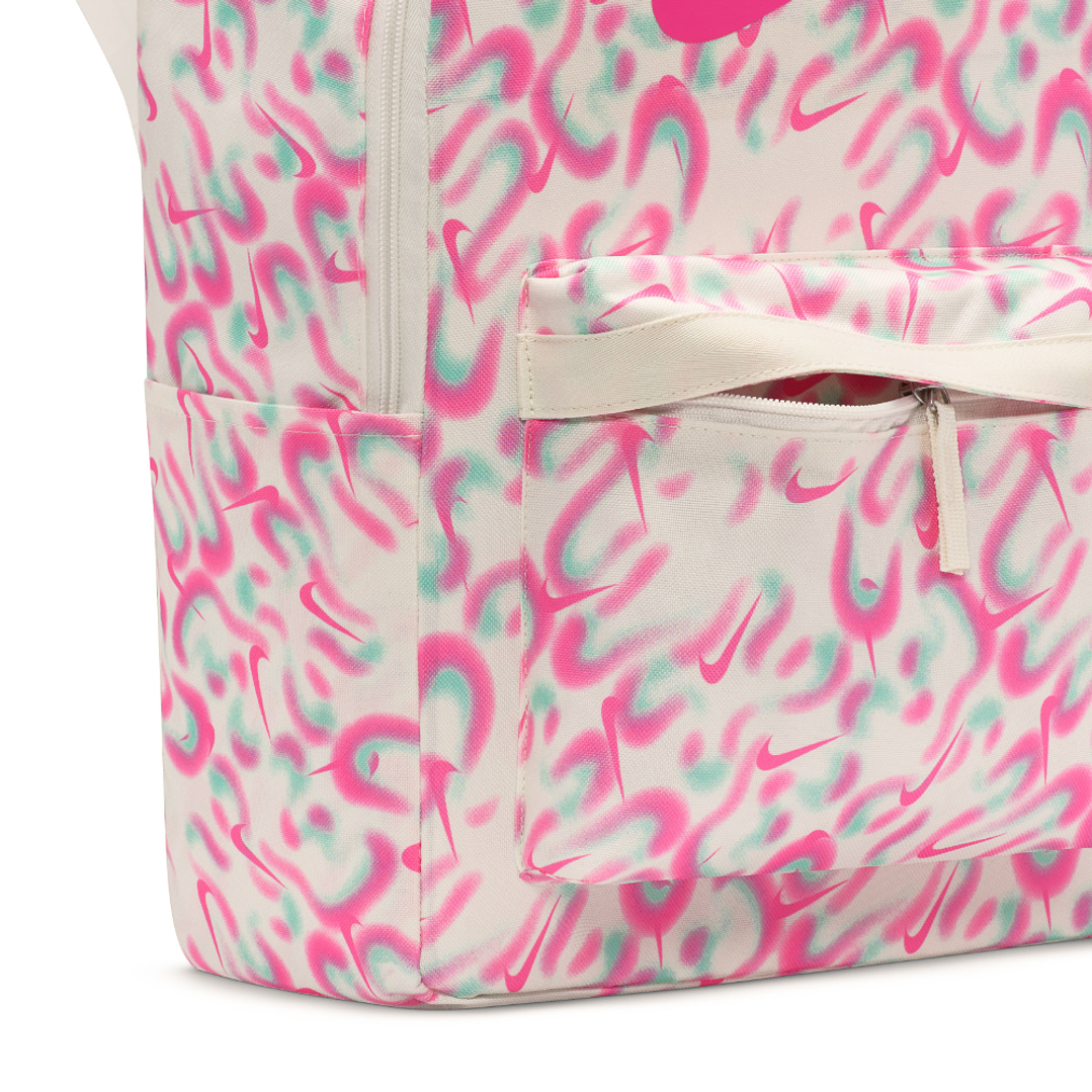 Morral Nike Heritge Bkpkairbrush-Beige/Fucsia 5