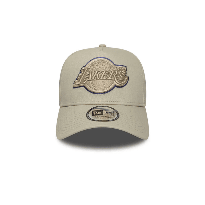 Gorra New Era Los Angeles Lakers 9Forty A-Frame-Beige 2