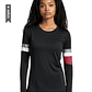 Camiseta Under Armour Heatgear Long Sl Para Niñas-Negro - Miniatura 1