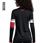 Camiseta Under Armour Heatgear Long Sl Para Niñas-Negro - Miniatura 2