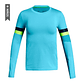 Sueter Under Armour Heatgear Armour Long Sl Niñas-Celeste - Miniatura 3