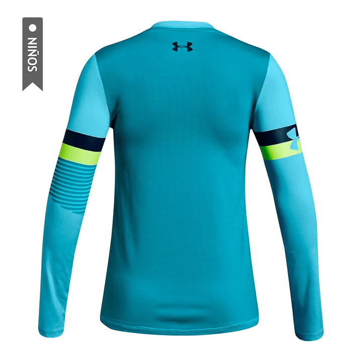 Sueter Under Armour Heatgear Armour Long Sl Niñas-Celeste 4