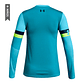 Sueter Under Armour Heatgear Armour Long Sl Niñas-Celeste - Miniatura 4