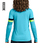 Sueter Under Armour Heatgear Armour Long Sl Niñas-Celeste - Miniatura 2