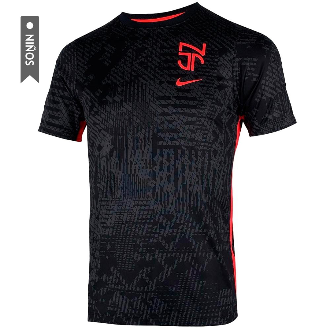 Camiseta Nike Naymar Jr Para Niños-Negro 3