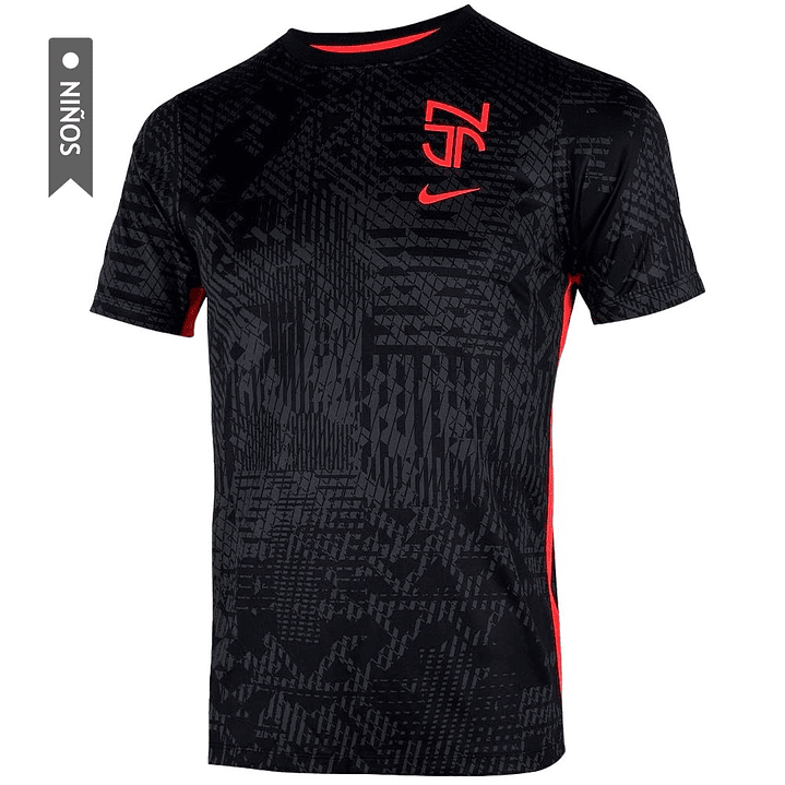 Camiseta Nike Naymar Jr Para Niños-Negro 3
