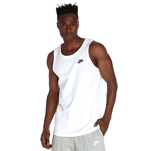 Camiseta Esquelecto Nike M Nsw Club - Ta Hombre-Blanco