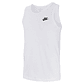Camiseta Esquelecto Nike M Nsw Club - Ta Hombre-Blanco - Miniatura 3