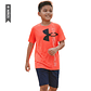 Camiseta Under Armour Tech Split Niño-Salmón - Miniatura 1