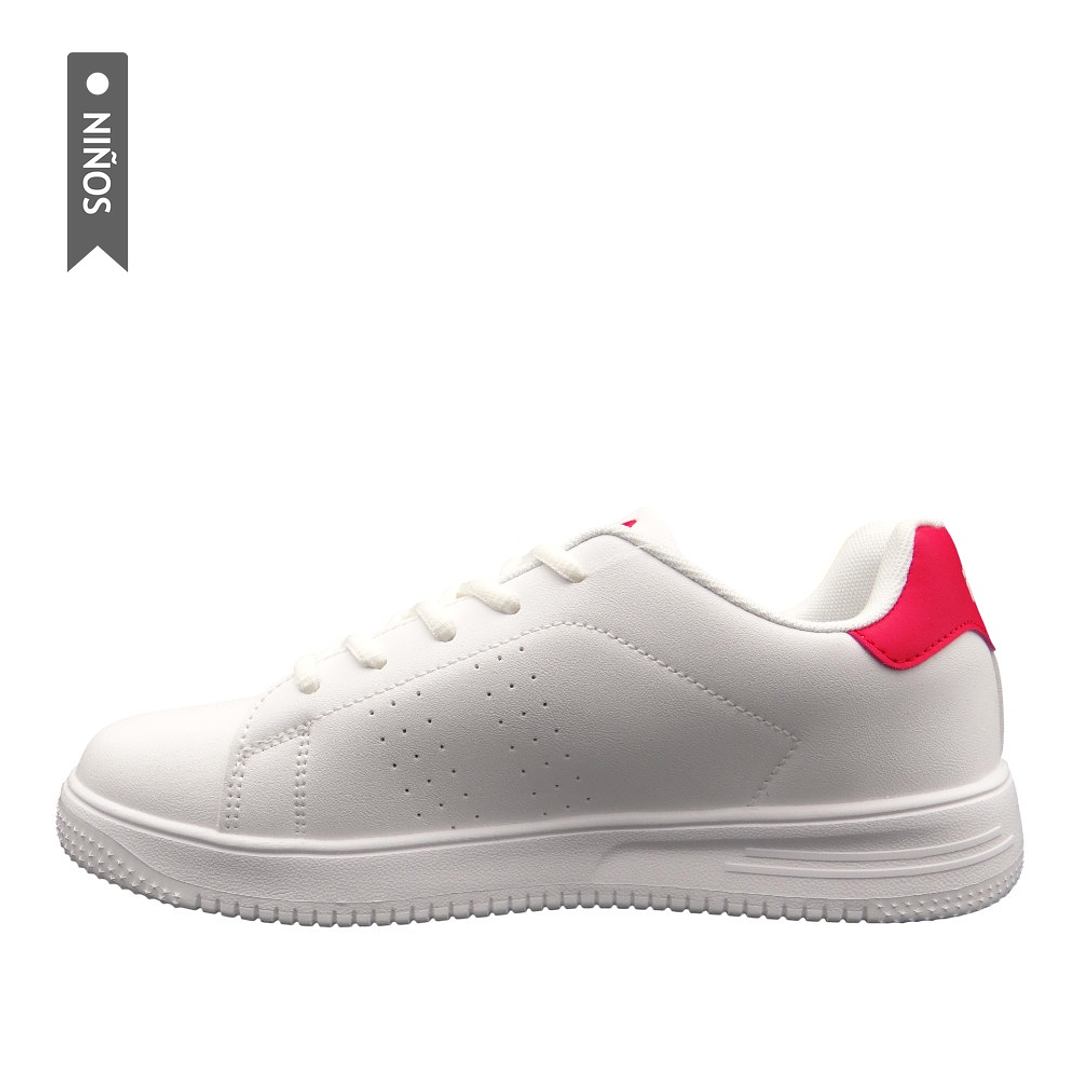 Tenis Fila Jr Miwi Niño-Blanco/Rojo 3