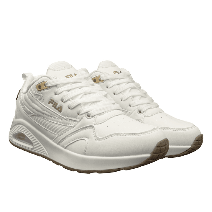 Tenis Fila Ws Aspac Mujer-Blanco/Dorado 4