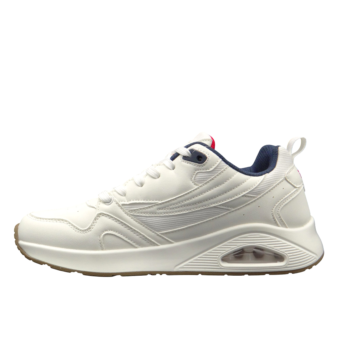 Tenis Fila Aspac Hombre -Blanco/Azul 3