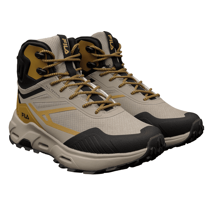 Botas Fila Ben Hombre-Beige/Cafe 4