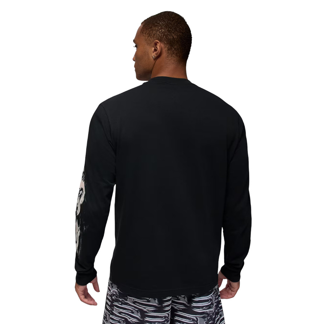 Sueter Nike M J Df Sprt Gfx Ls Crew Hombre-Negro 2