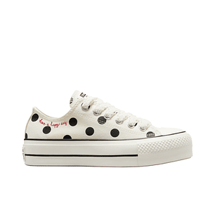 Tenis Converse Chuck Taylor All Star Lift Mujer-Blanco