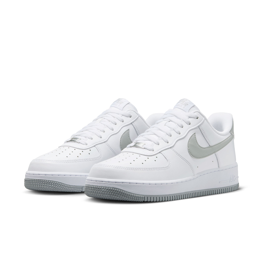 Tenis Nike Air Force 1 07 Ess Hombre-Blanco/Gris 4