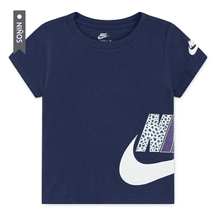 Camiseta Nike Nkg Wild Warmth Graphic Tee Niño-Negro/Blanco