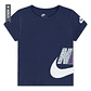 Camiseta Nike Nkg Wild Warmth Graphic Tee Niño-Negro/Blanco - Miniatura 1