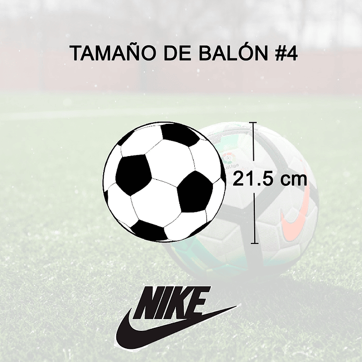 Balon Nike Nike Pitch #4-Blanco/Verde 4