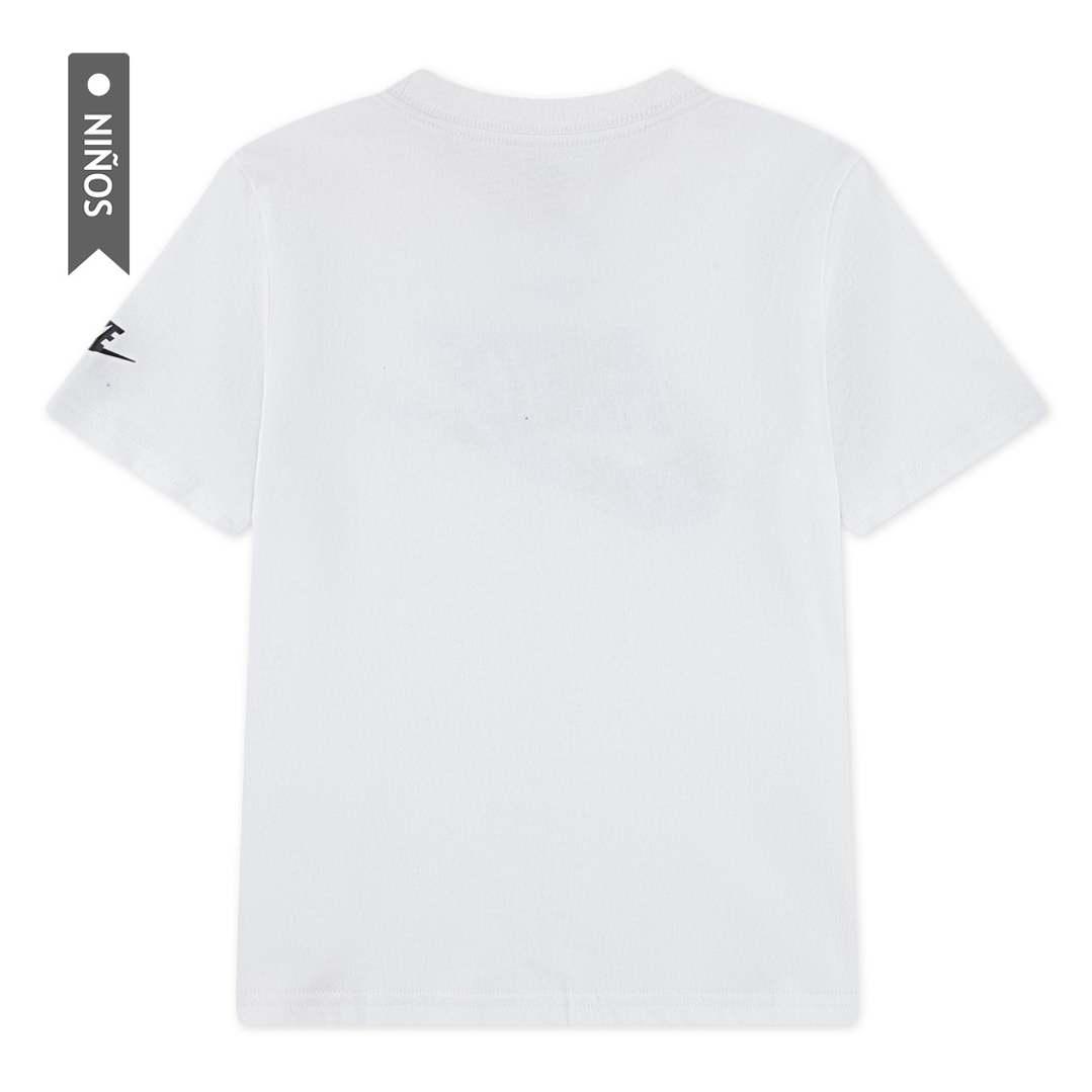 Camiseta Nike Nkb Unwrapped Futura Niño-Blanco 2