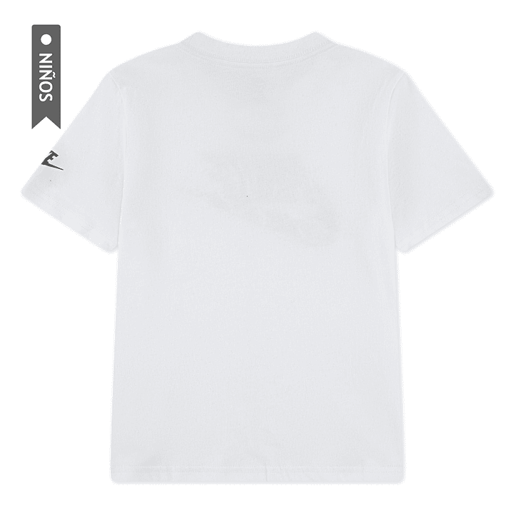 Camiseta Nike Nkb Unwrapped Futura Niño-Blanco 2