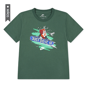 Camiseta Nike Nkb Snowboard Boxy Niño-Verde