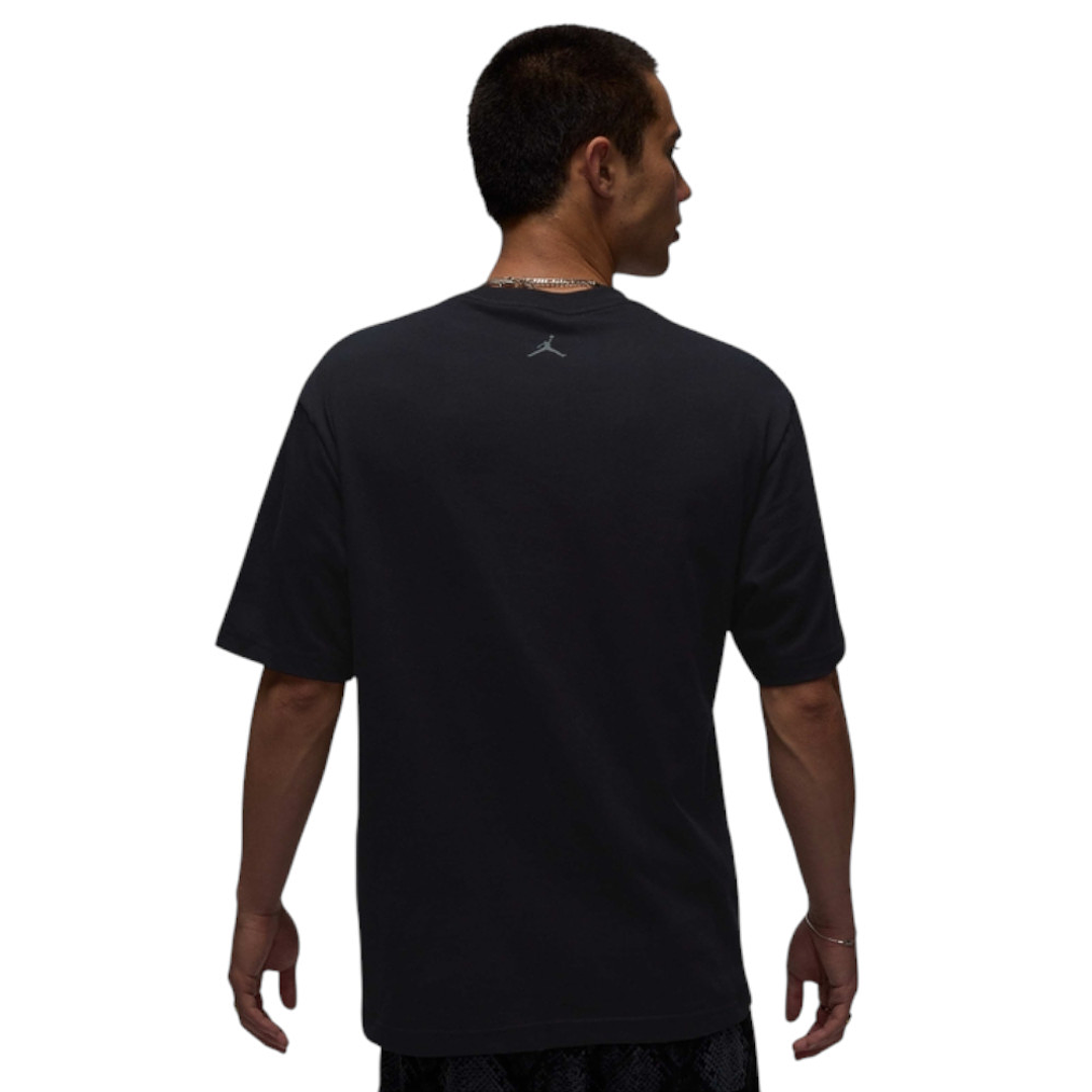 Camiseta Nike M J Brk Mg Fill Ss Crew Hombre-Negro 2