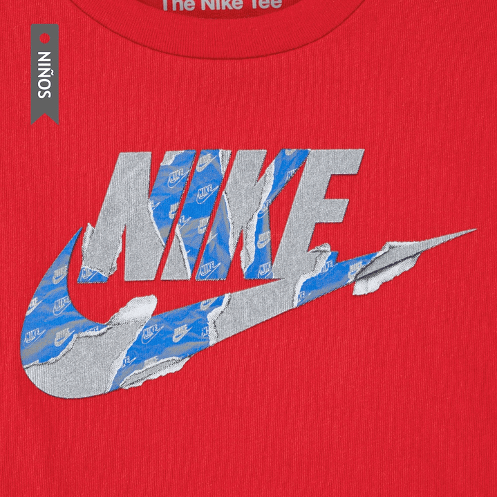 Camiseta Nike Nkb Unwrapped Futura Niño-Azul 3