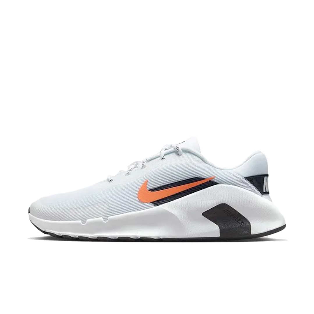 Tenis Nike Flex Train Hombre-Blanco/Naranja 3