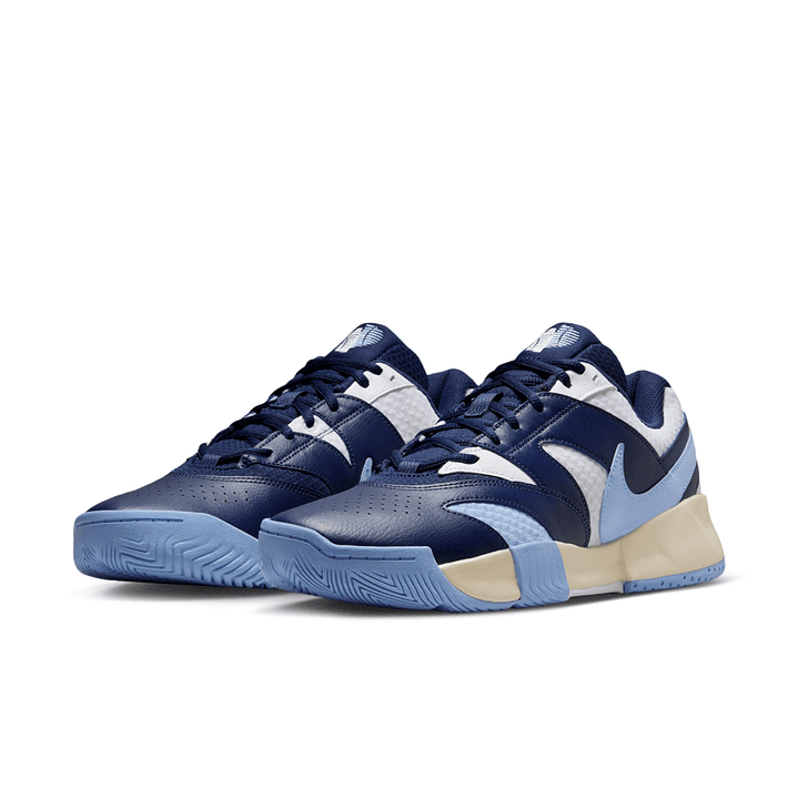 Tenis Nike M Court Lite 4 Hc Hombre-Azul/Blanco 4