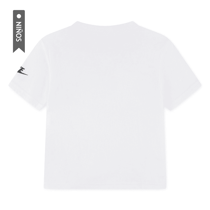 Camiseta Nike Nkb Unwrapped Futura Niño-Blanco/Negro 2