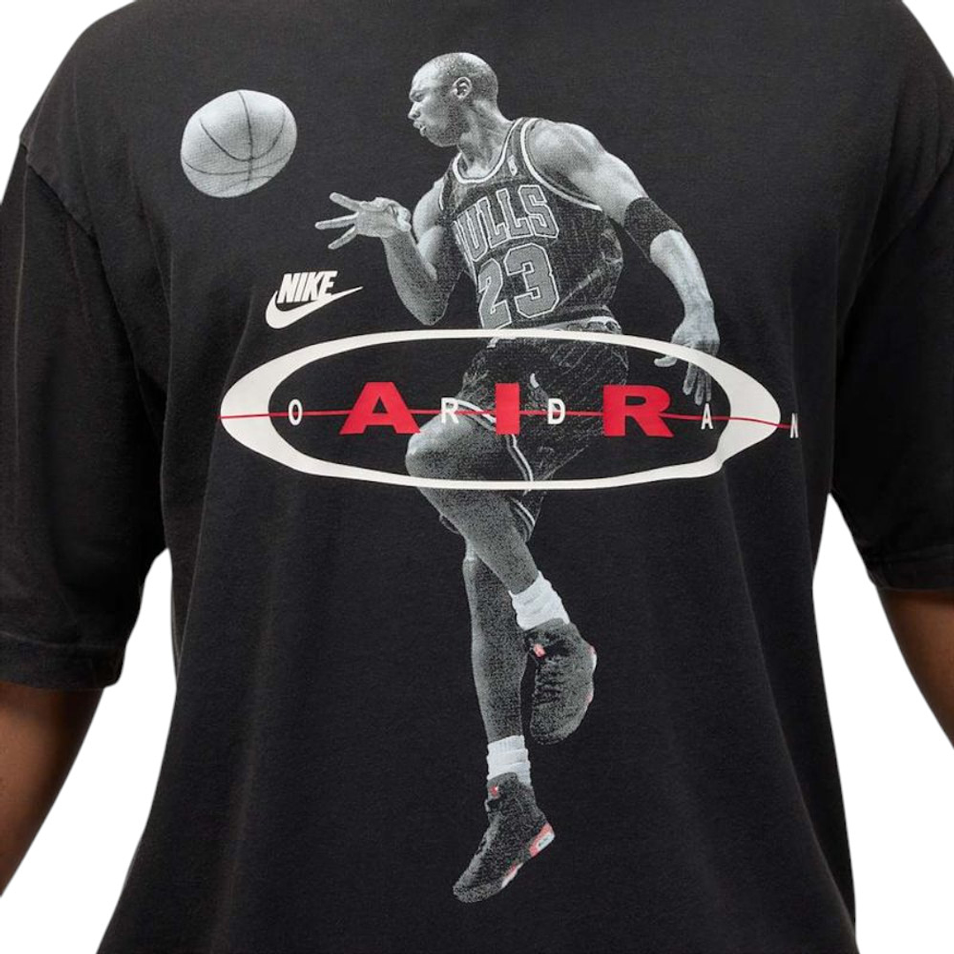 Camiseta Nike M J Brk 2Air Reissue Ss Crw Hombre-Negro 3