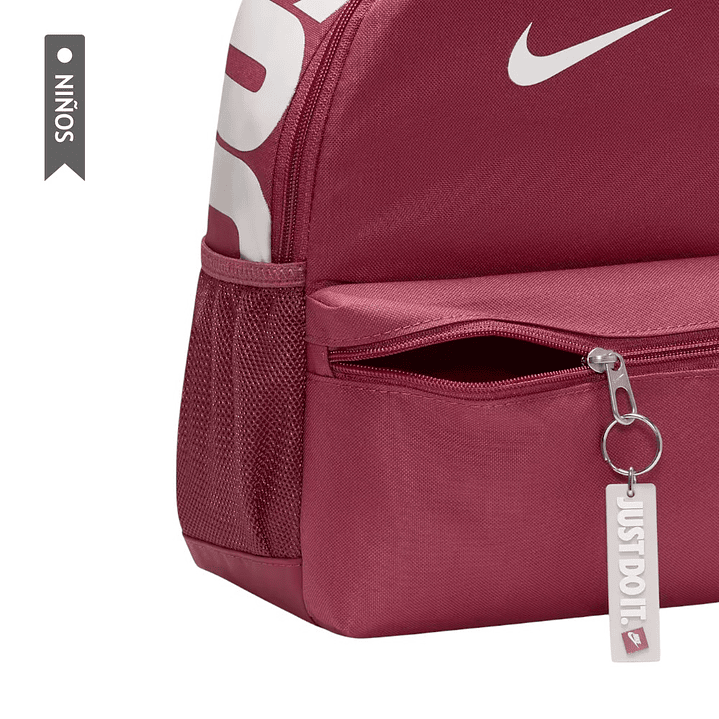 Morral Nike Y Nk Brsla Jdi Mini Bkpk 11L Niño-Rosa 4