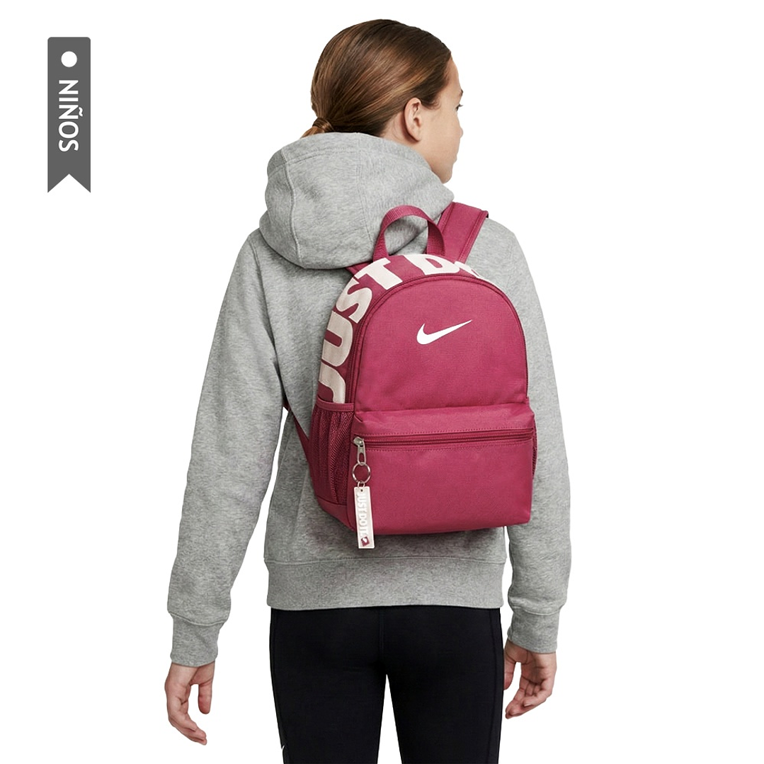 Morral Nike Y Nk Brsla Jdi Mini Bkpk 11L Niño-Rosa 5